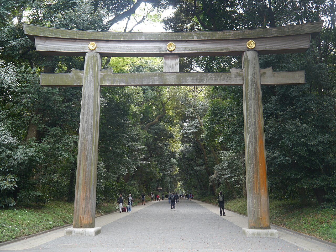 明治神宮の鳥居